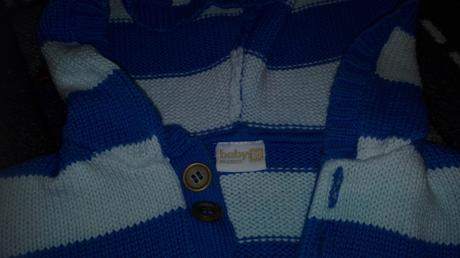 Bielo modrý svetrík, baby,80