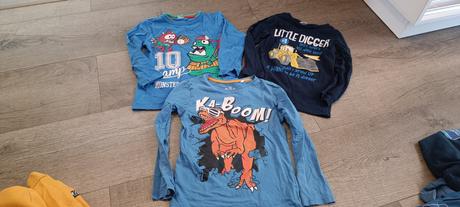 Tričká dlhý rukáv 116-122 škôlka na doma, 116