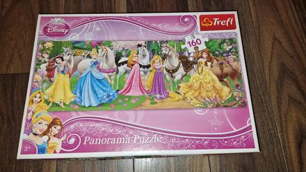 Panoráma puzzle disney princezné,