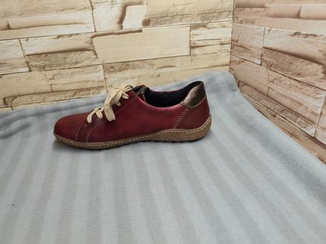 Rieker - remonte 39 - dámske kožené bordové, rieker,39