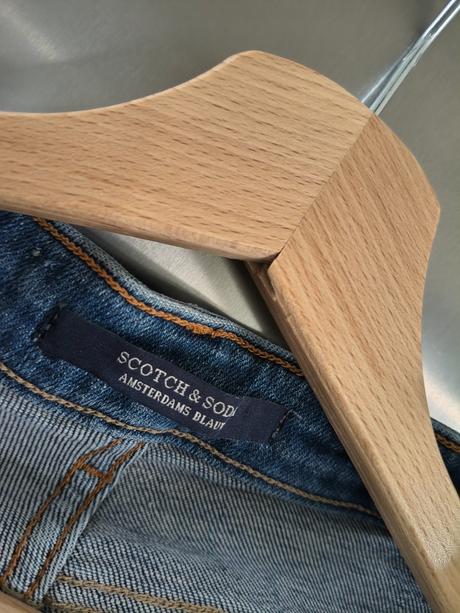 Scotch & soda slim rifle s vysokým pásom s, s