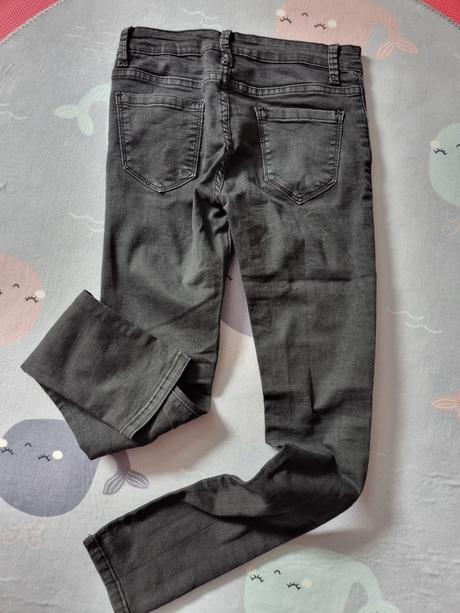 Riflove nohavice elasticke čierne s, s