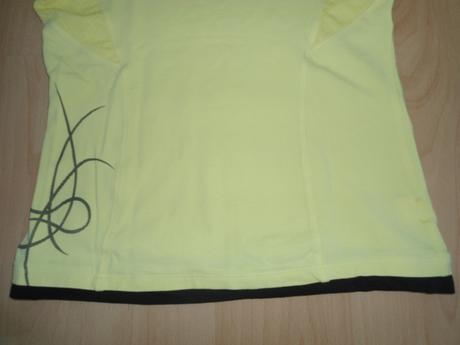 Zlte sportove tricko, s