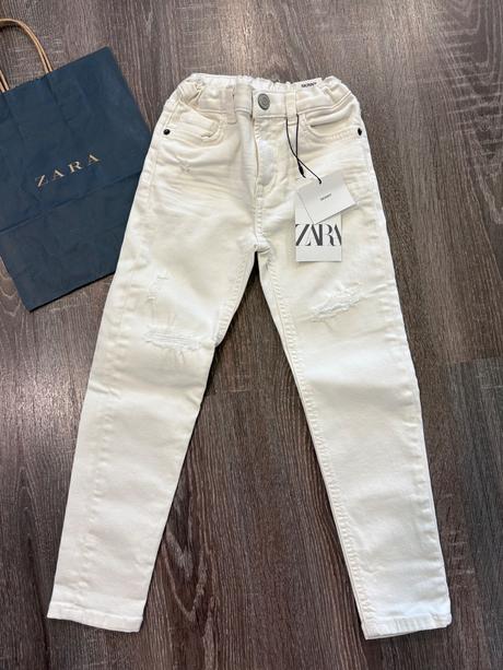 Zara skinny nove biele rifle č.116, zara,116