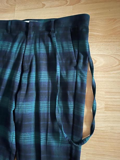 Kárované nohavice, stradivarius,l