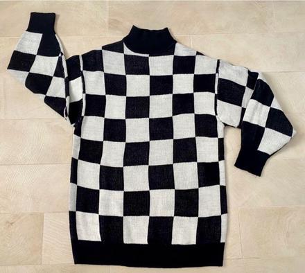 Pulóver vzor pierot s/m, h&m