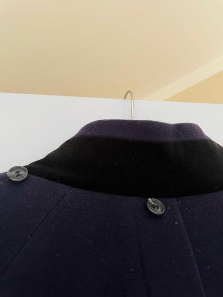 Luxusný dlhý vlnený kašmírový kabát, xl