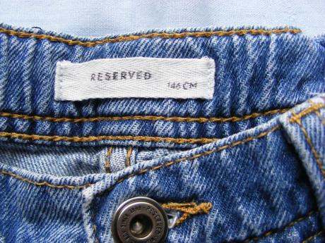 Rifľové šortky - kraťasy zn. reserved, reserved,146