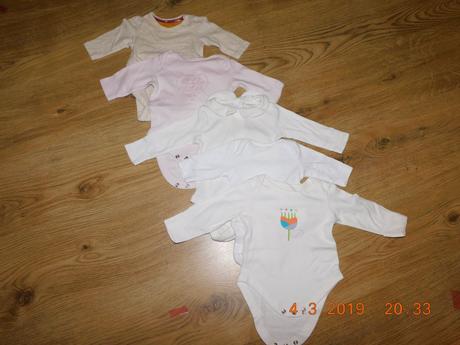 Body s dlhým rukávom viac kusov -62, 62