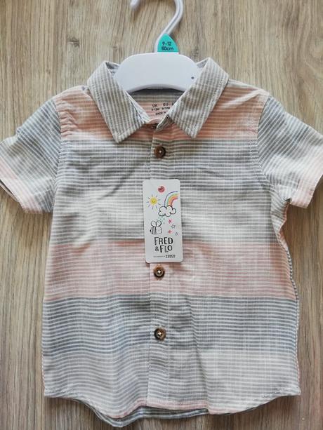 Chlapčenská letná košeľa - 80, f&f,80