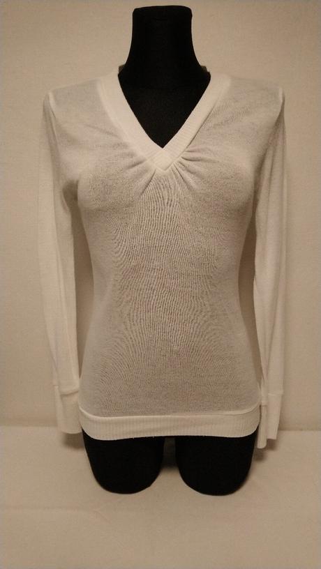 Biely pulóvrikový top popr. pulóvrik, jennyfer tay, xs