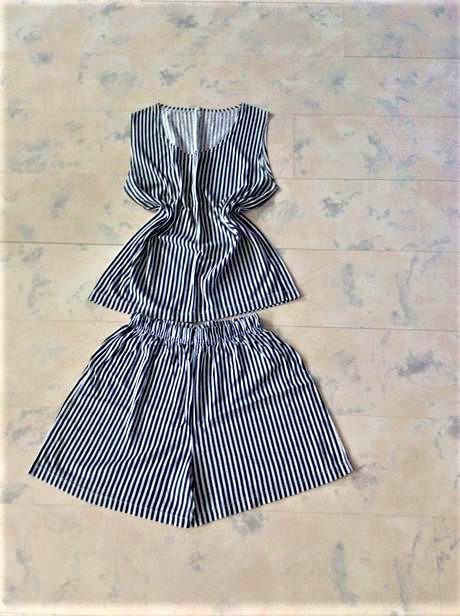 Tielko + šortky, kaarsgaren,l