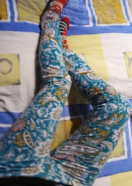 Bavlnene pyzamove nohavice, xs