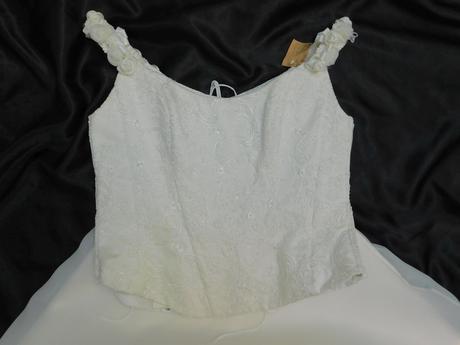 Luxusne nadherne svadobne saty(komplet), 38