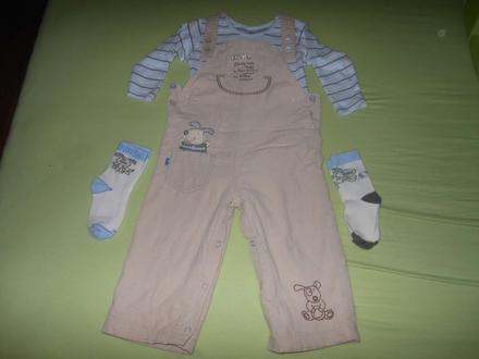 Pastelový psíčkový kompletík next 86, next,86