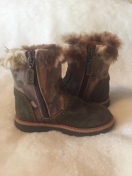 D&g čižmy- kožené s kožušinou 22, dolce&gabbana,22