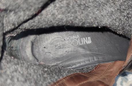 Hnede kožene čižmy donna karolina, 37