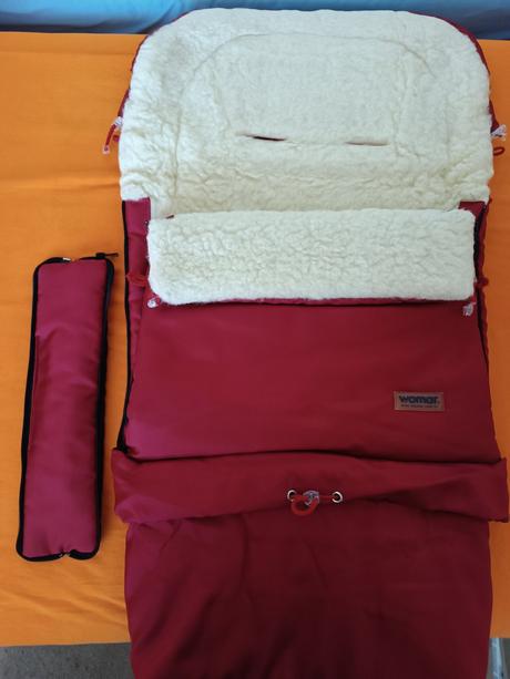 Detský fusak womar 3v1 s ovčím rúnom, womar zaffiro