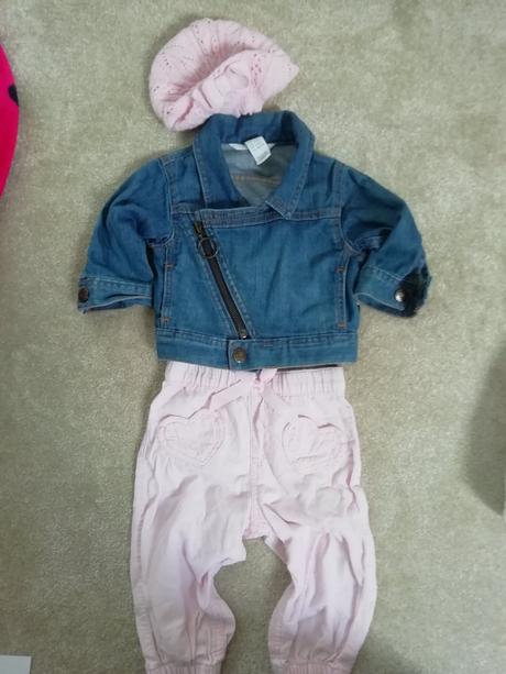 Komplet pre malú slecnu, h&m,68