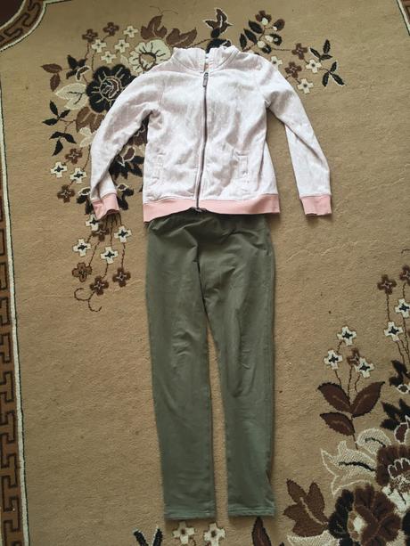 Mikina na zips a 2ks nohavice, 140–152