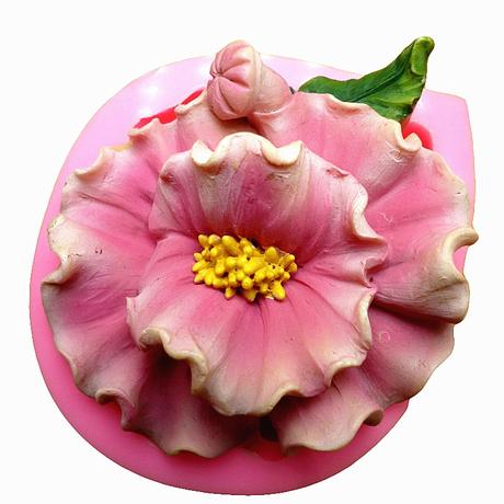 Silikónová forma kvet s pukom, sf-272,