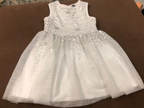 Biele trblietavé šaty, pepco,122