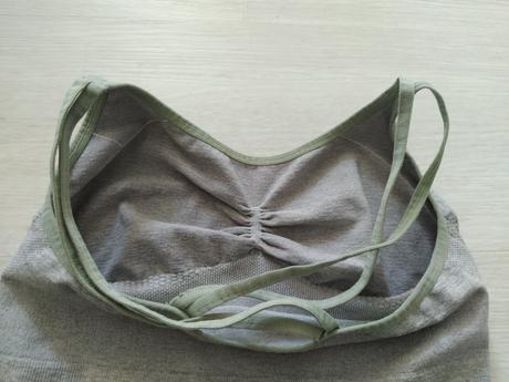 Sivá športová podprsenka s-m, crivit,s