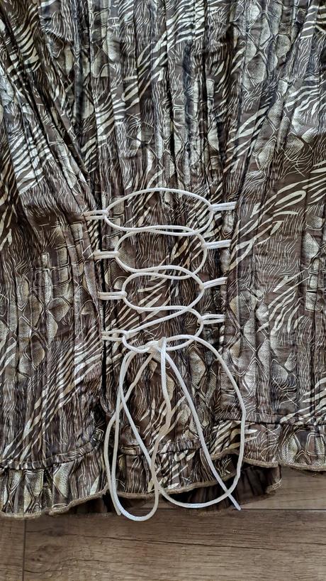 Bluzka zlato-hneda, 38