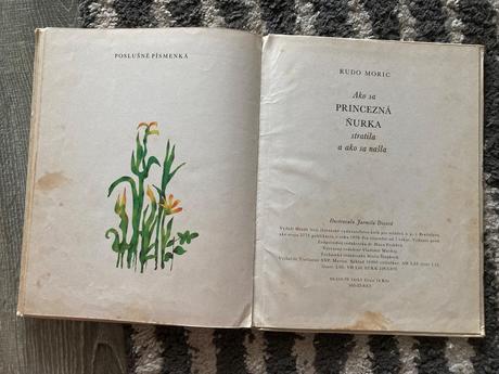 Ako sa princezná ňurka stratila-prvé vyd.1970, 