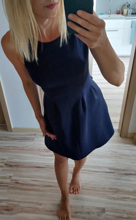Tmavomodré šaty, calliope,xs