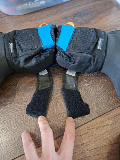 Detské hrejivé nepremokavé turistické čižmy, 24