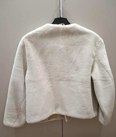 Hrubý nenosený moderný kabát, h&m,s