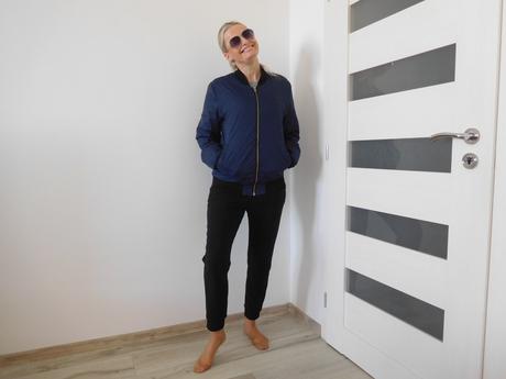 Jack jones s, modrá bunda dámska oversize, s