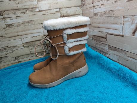 Skechers 38 - dámska kožená zimná obuv, skechers,38