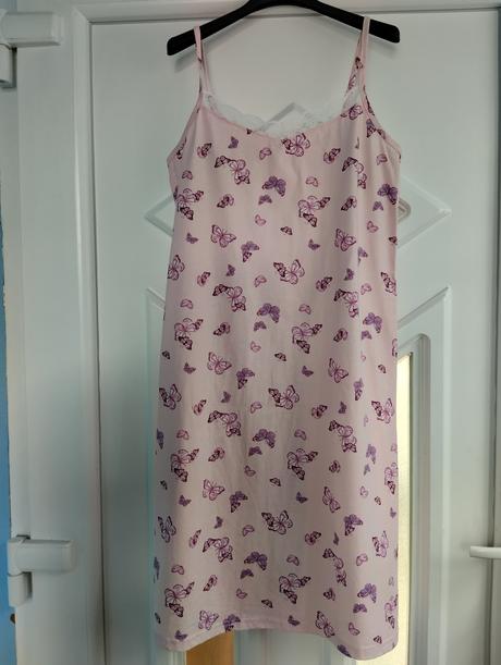 Nočna košeľa s čipkou 40/42, bonprix,m