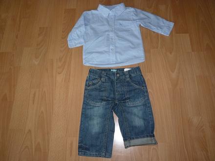 Rifle s košeľou, h&m,74