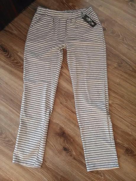 Bavlnené nohavicové tepláky l/xl s visačkou, l