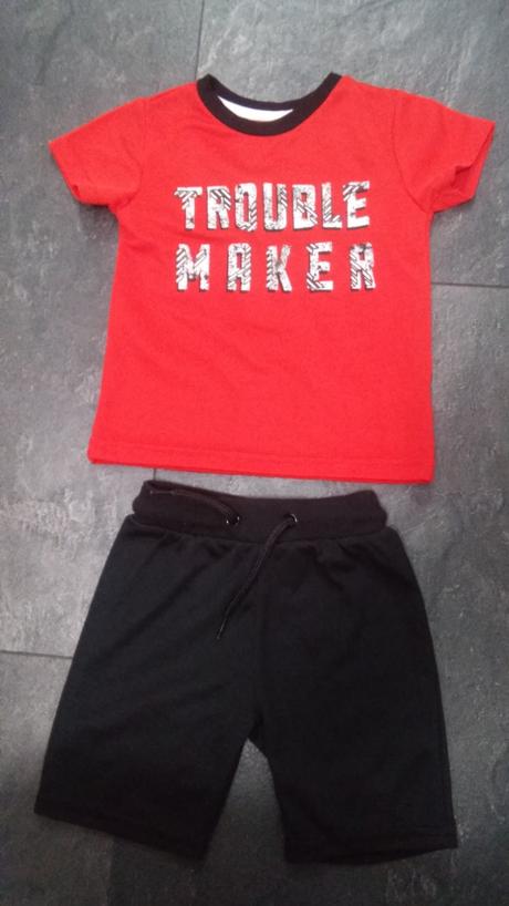 Kratka letna suprava kratasy a tričko, river island,68