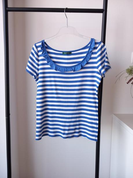 Pásikavé tričko ralph lauren 40/m/l, ralph lauren,l