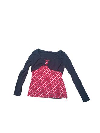 Dievčenské tričko s bolérkom 2v1, 164