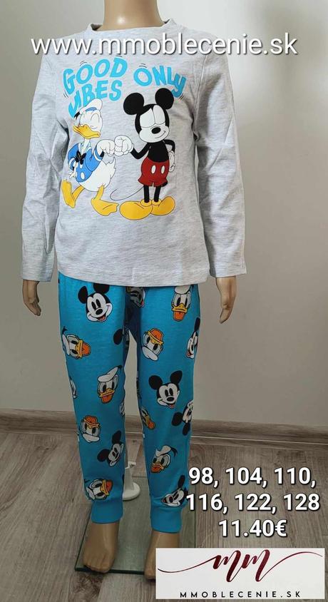 Pyžamo mickey, disney,98 - 128