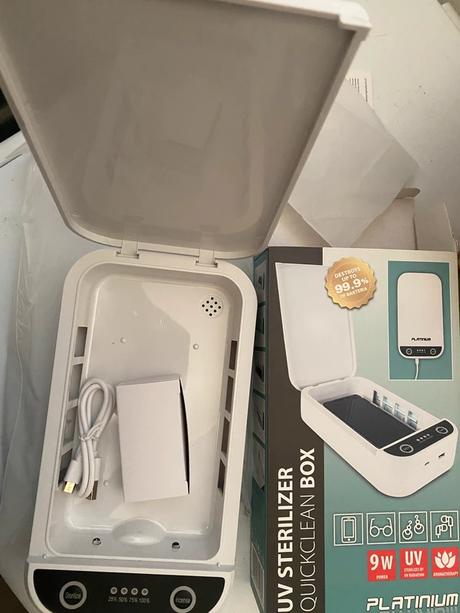 Platinium uv sterilizačný quickclean box uv,