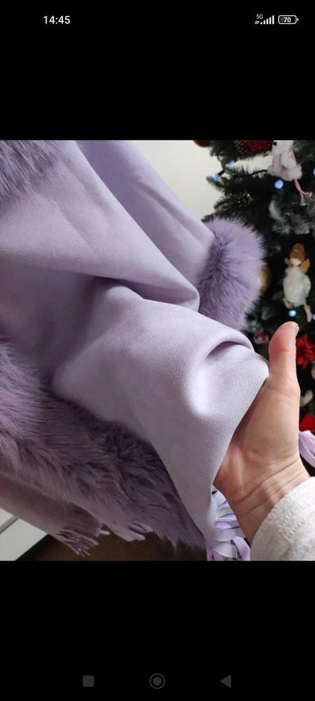 Dámske kožuškove pončo,