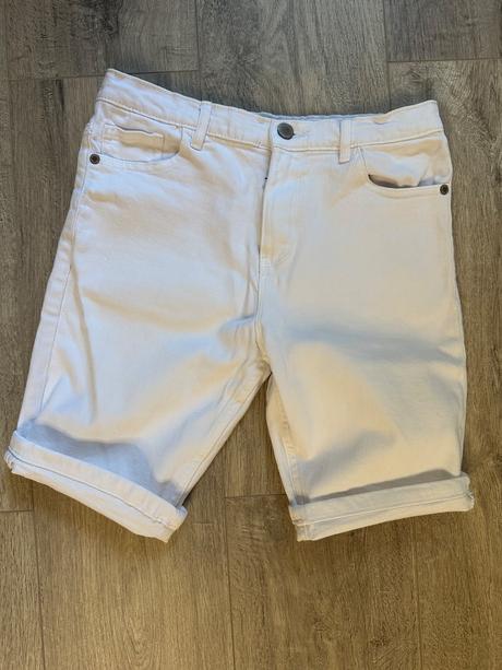 Riflove biele kraťasky, next,140