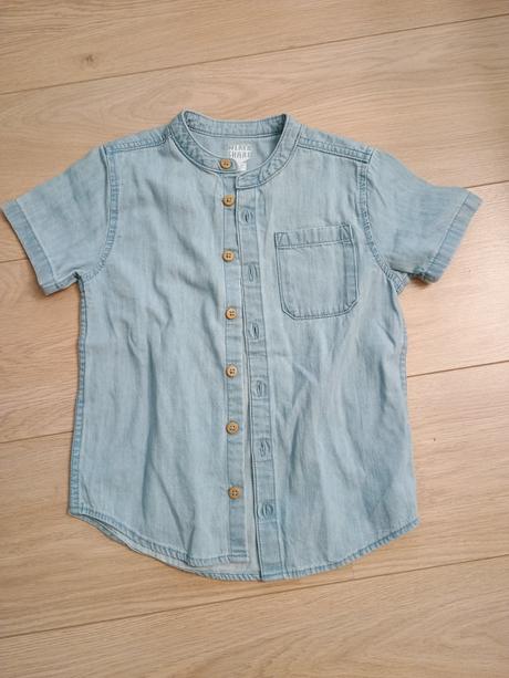 Detská rifľová košeľa 116 kr, f&f,116