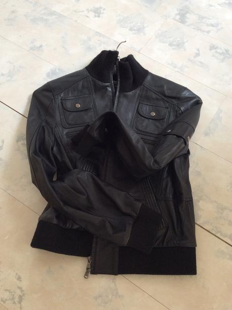 Kožená bunda z teľacej kože, l