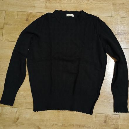 Čierny elegantný svetrík, tchibo,l