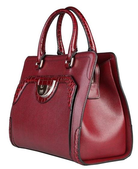 Bordová kabelka cavalli class, roberto cavalli