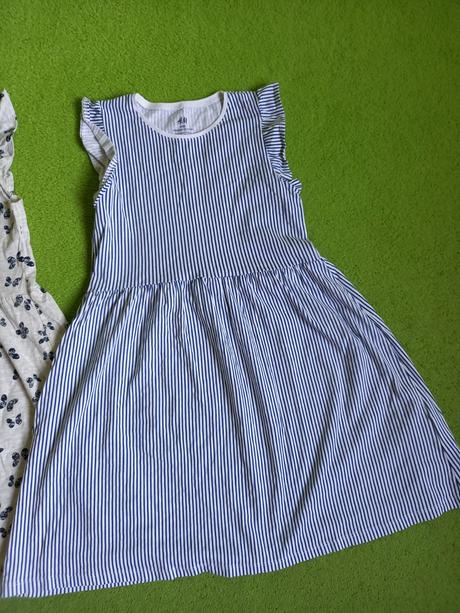 Letné šaty 2ks, h&m,134