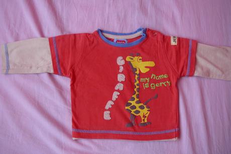 Tričko dlhý rukáv, babykap,68